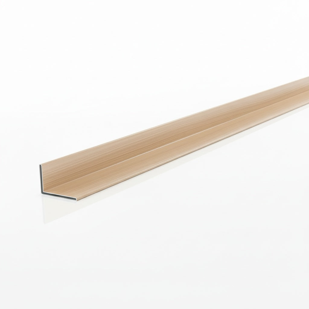 Perfil L de PVC para Acabamento | 20x20mm | Barra 3m