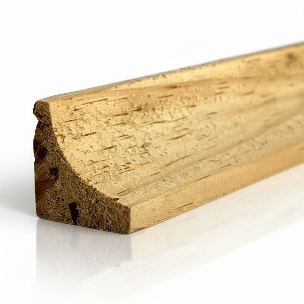 Meia Cana de Madeira Pinus | 1 X 2 C/ 2,50 de Comprimento