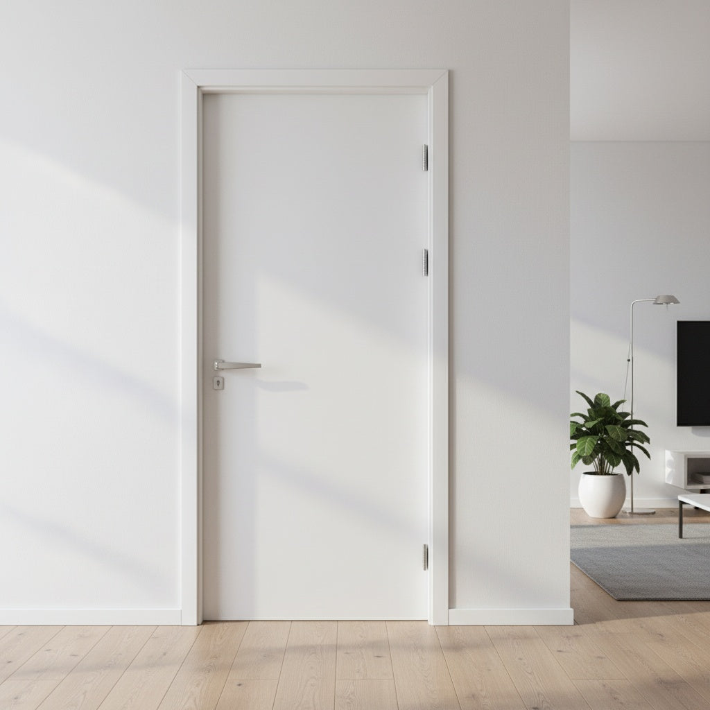 Kit Porta Pronta Interna Branca | Regulável 3 CM