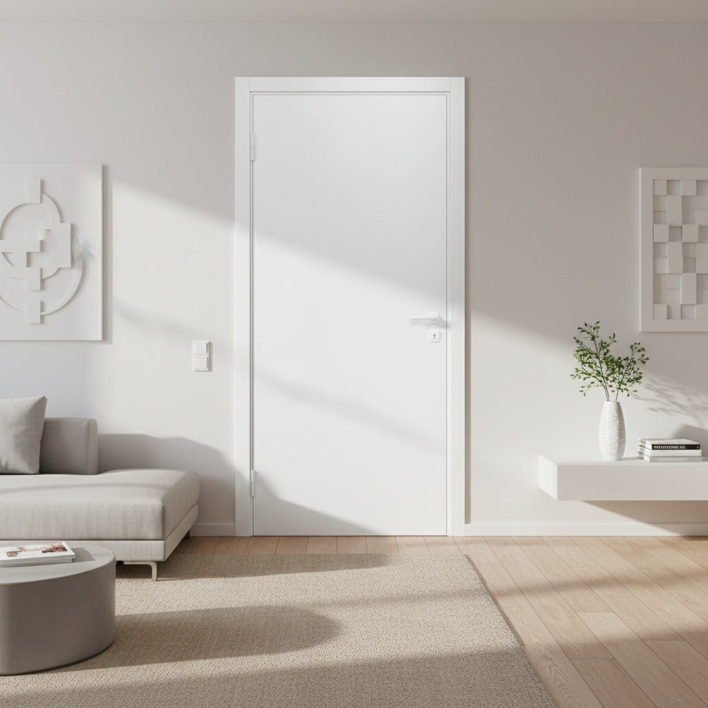 Porta Interna Lisa para Pintura | Randa Special 09 | Branco PU