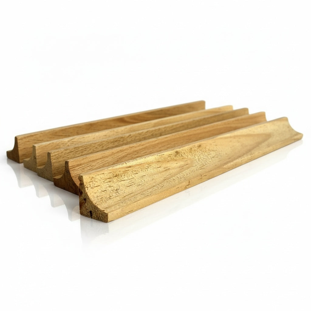 Meia Cana de Madeira Pinus | 1 X 2 C/ 2,50 de Comprimento
