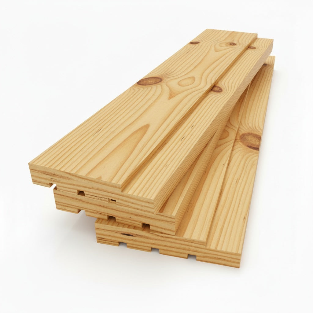 Caixilho (Guarnição) de Madeira Pinus | Com Vistas 6 CM