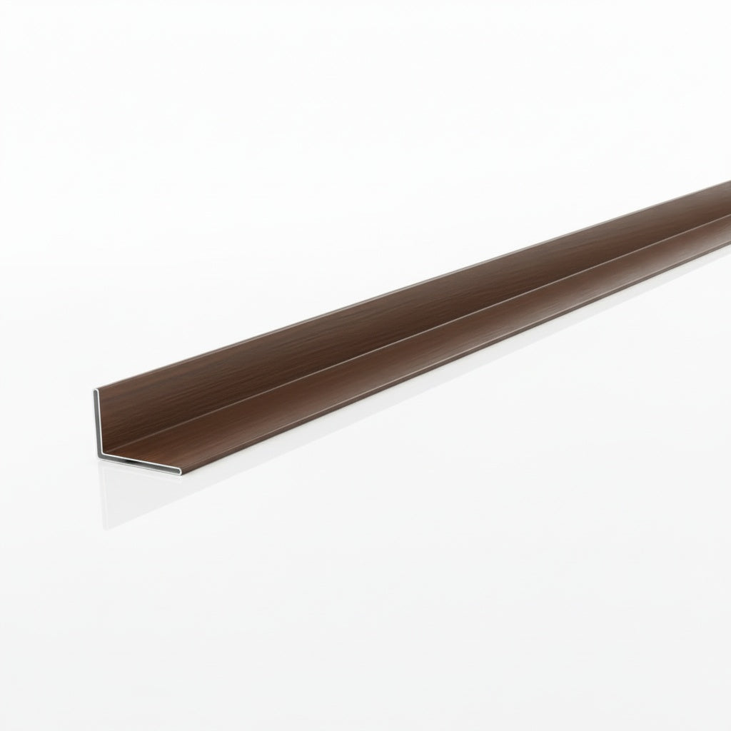 Perfil L de PVC para Acabamento | 20x20mm | Barra 3m