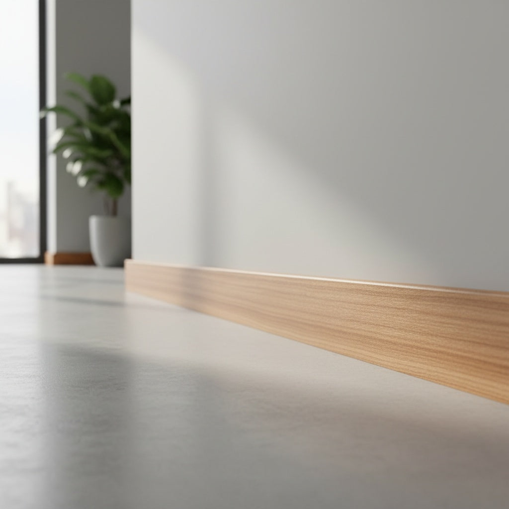 Rodapé de Madeira Jequitibá | 15 CM X 14 MM