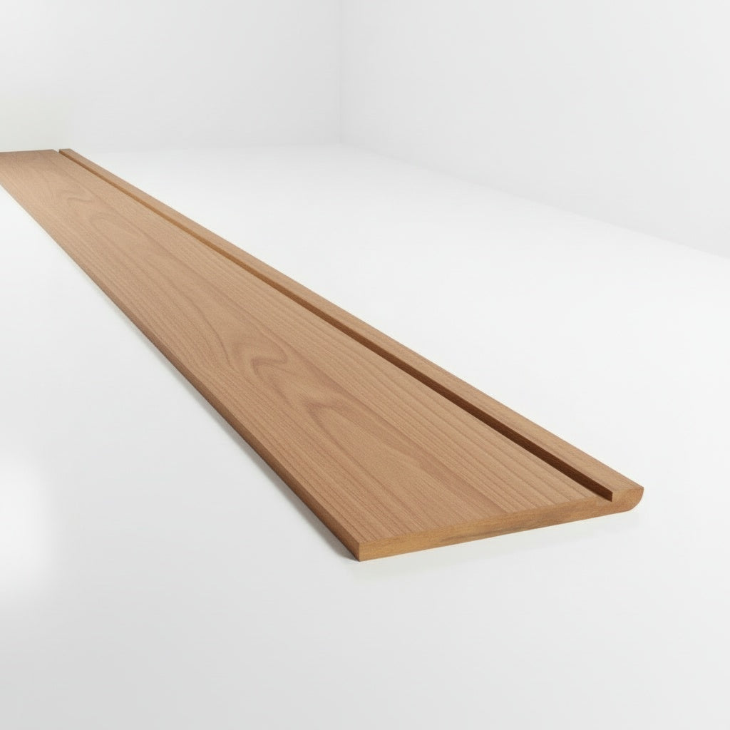 Beiral de Madeira Angelim em Pedra | Metro Linear