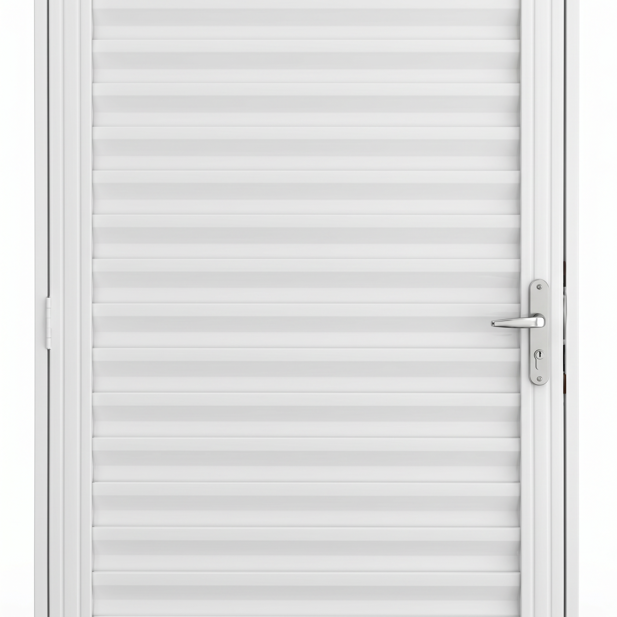 Porta com Caixilho de laminado Branco Laminado Reforçado | 215 X 6,5 CM