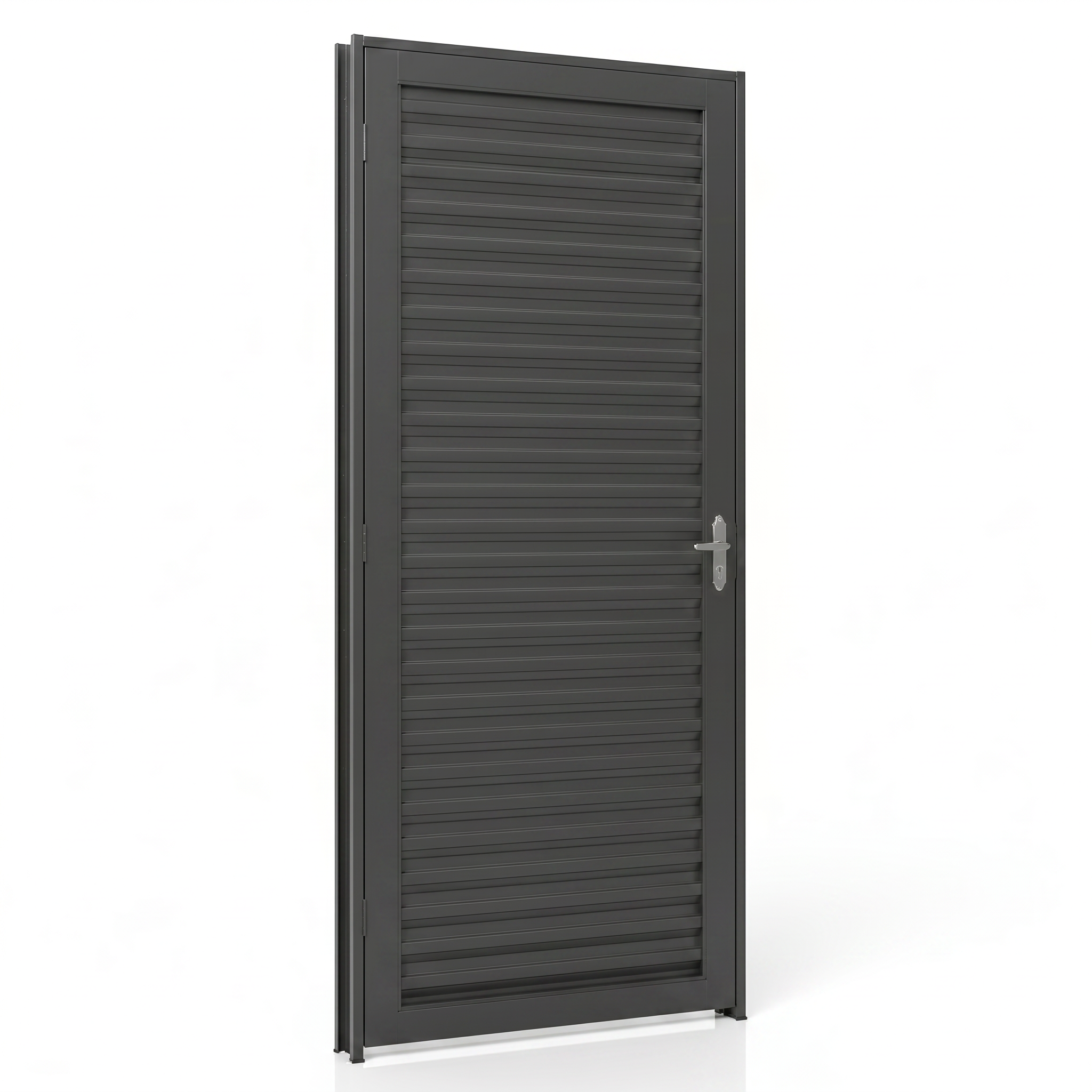 Porta com Caixilho de aço Laminado Reforçado | 215 X 6,5 CM