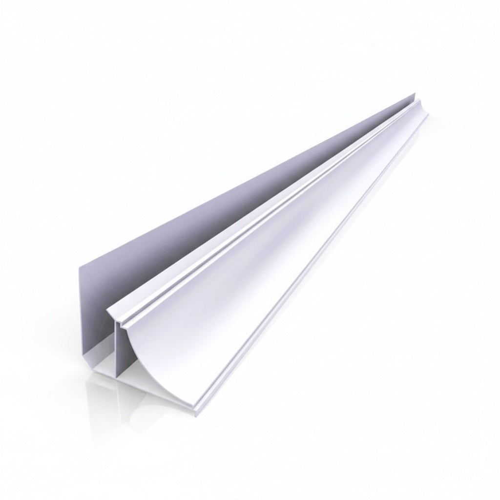 Meia Cana de PVC para Forro | Barra 6,00 M