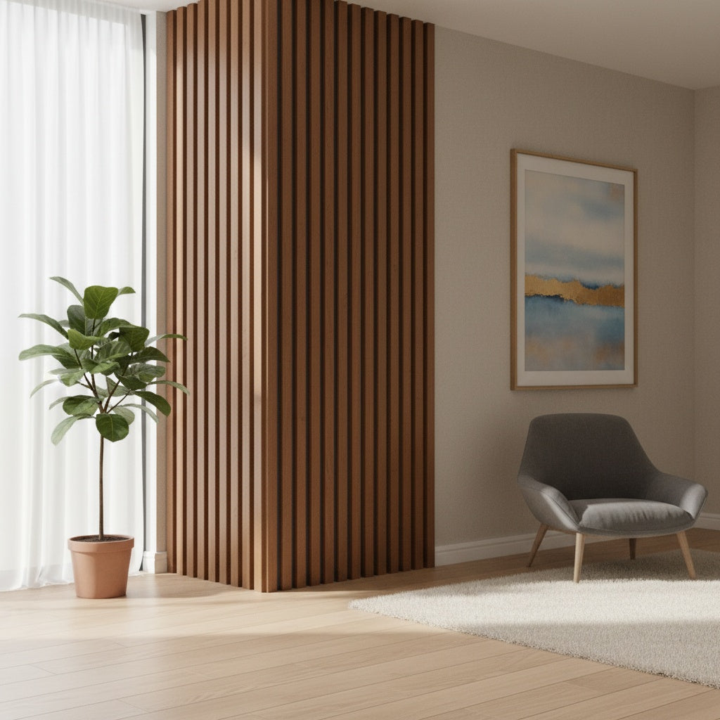 Perfil L de PVC para Acabamento | 20x20mm | Barra 3m