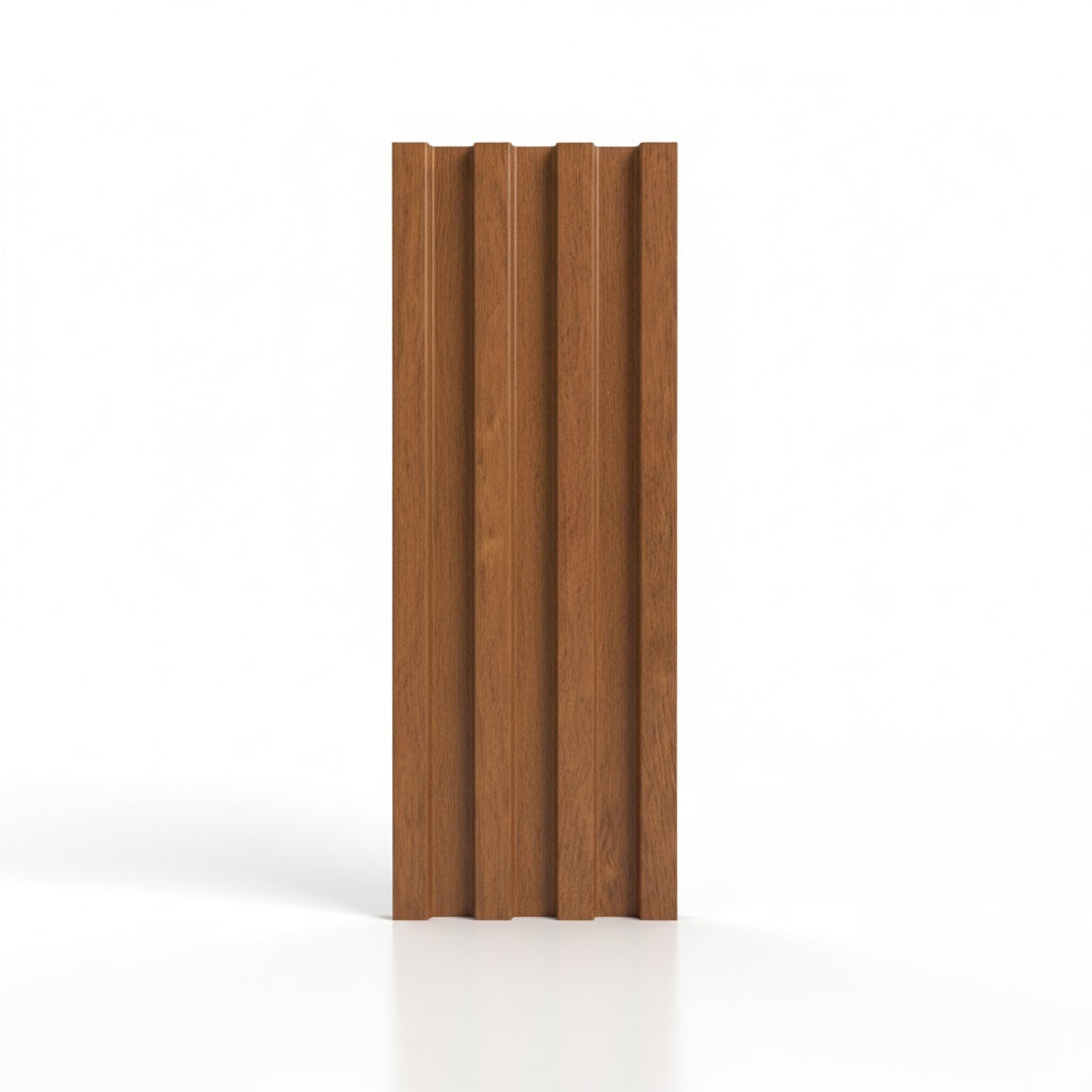 Perfil Ripado de PVC Decorativo para Parede | 20cm x 3m