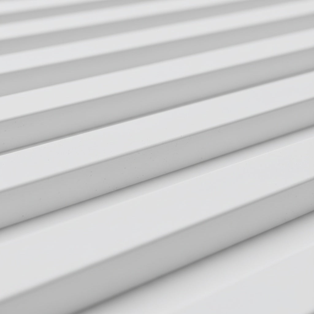 Perfil Ripado de PVC Decorativo para Parede | 20cm x 3m