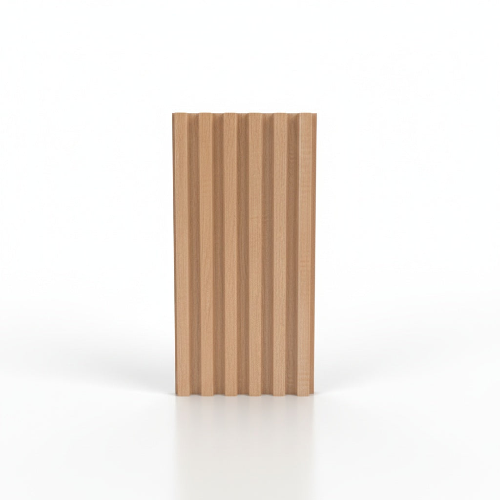 Perfil Ripado de PVC Decorativo para Parede | 20cm x 3m