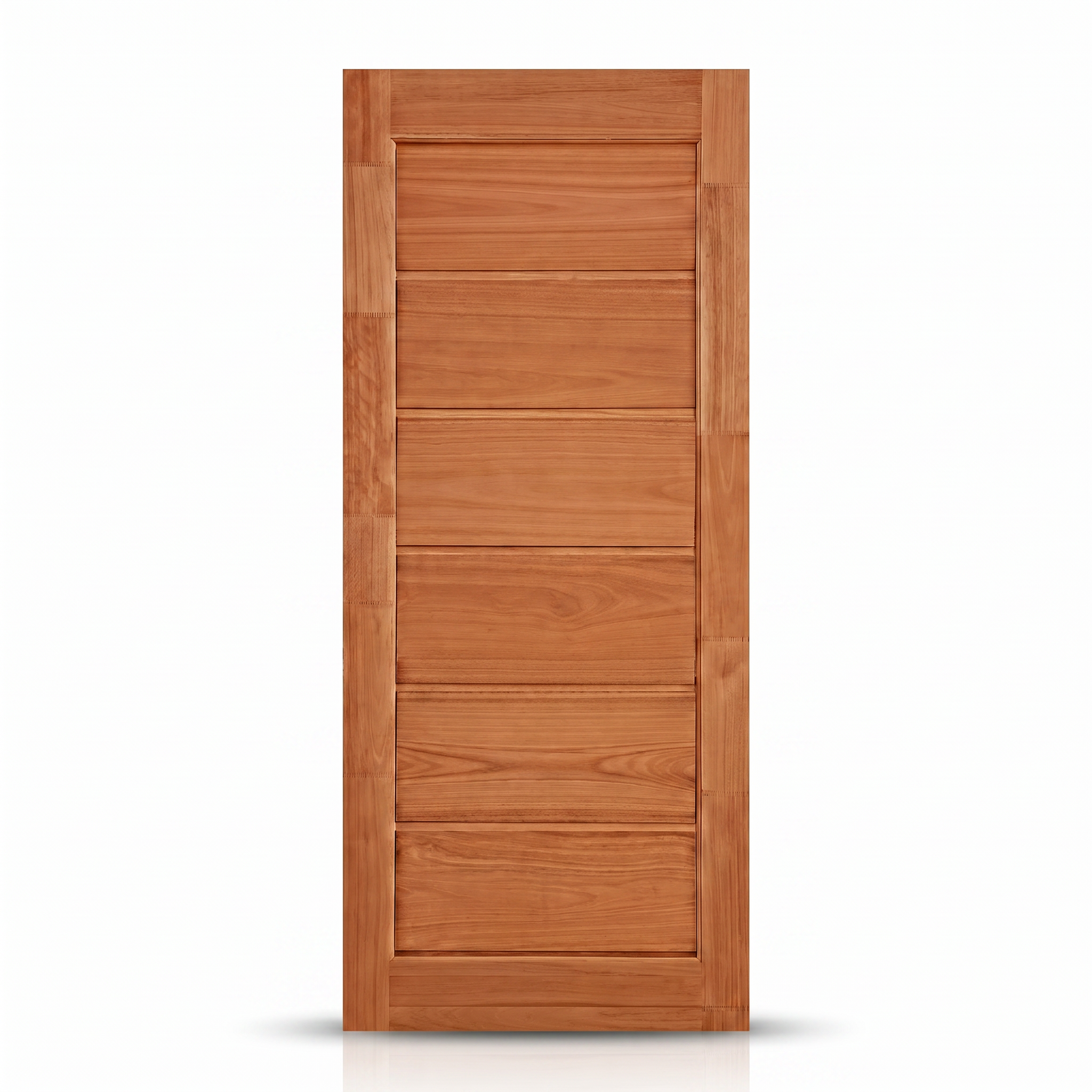 Porta Externa de Madeira Eucalipto Fingada | Ref 54 | Com Selador