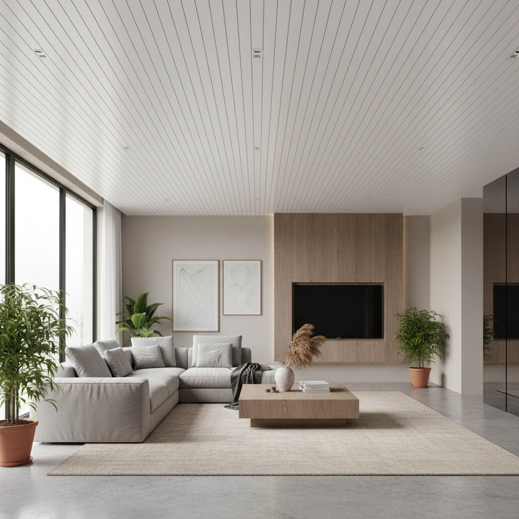 Forro de PVC Polifort 8 MM | Branco Neve