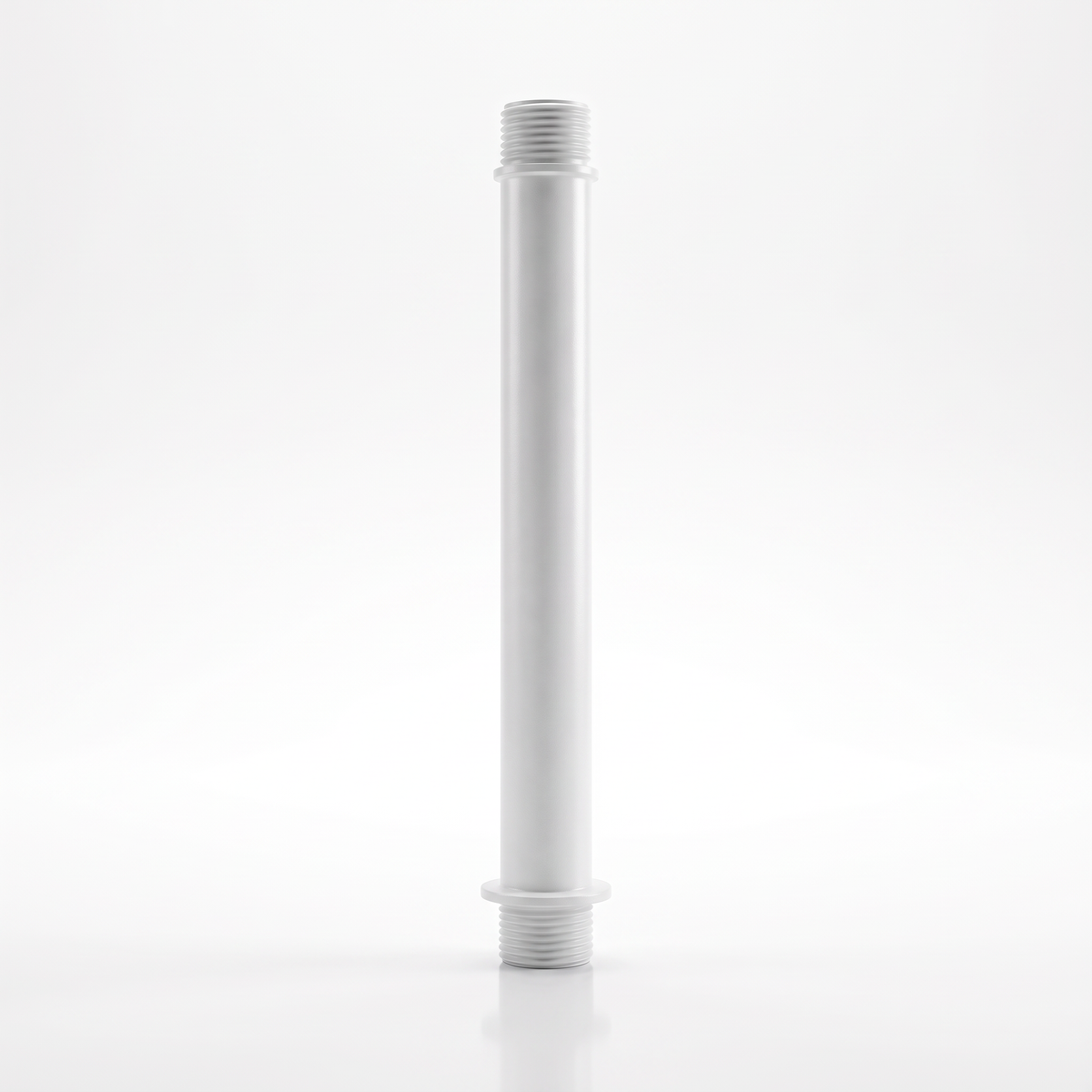 Braço para chuveiro Plastilit branco de 30 cm, acessório de ligação do ponto hidráulico.