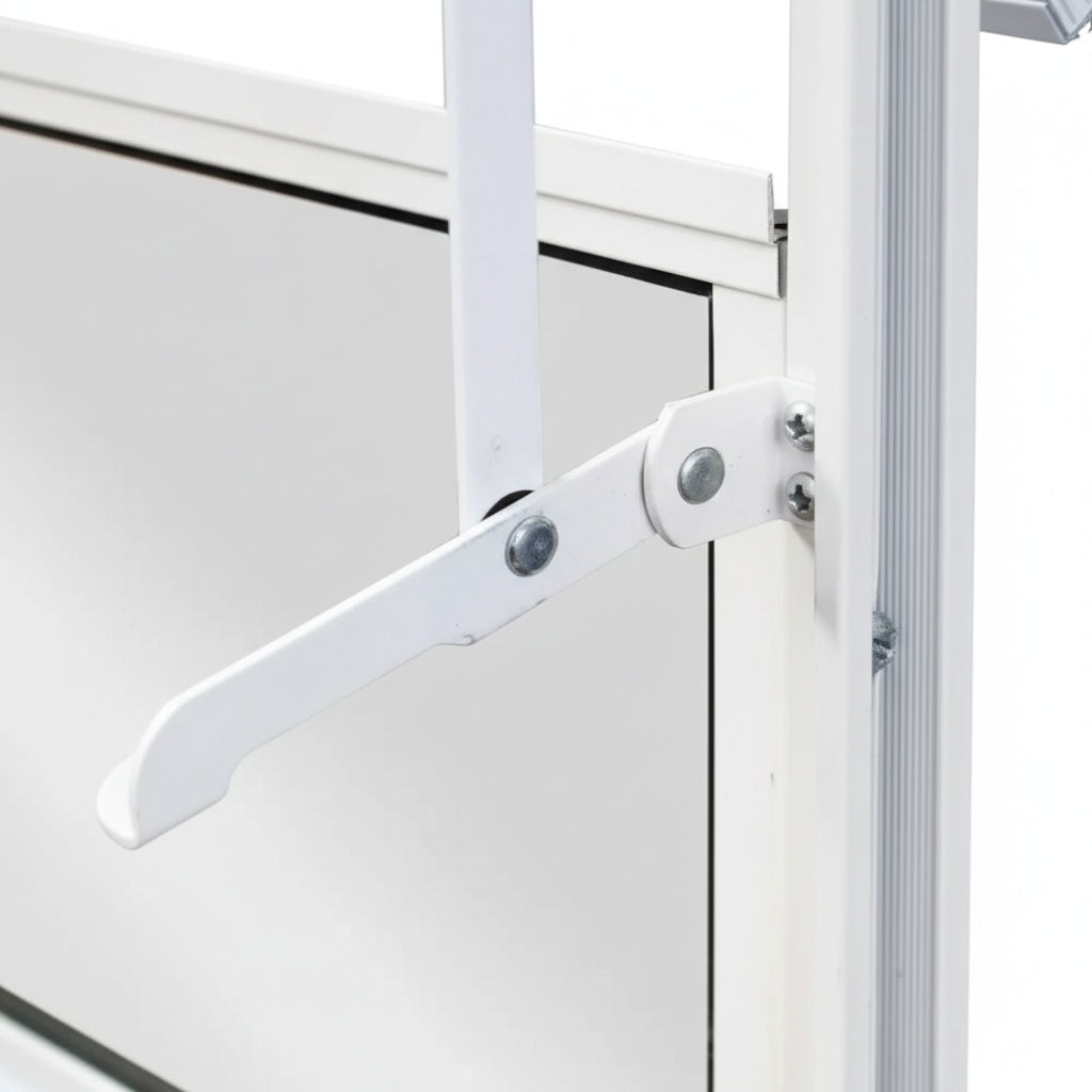 Janela de Alumínio Basculante Branca | 40 X 40 CM