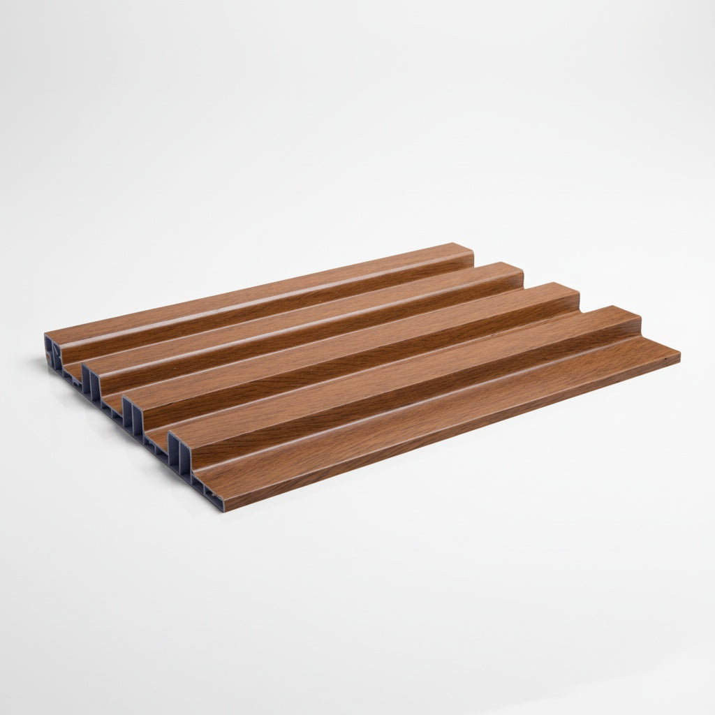 Perfil Ripado de PVC Decorativo para Parede | 20cm x 3m