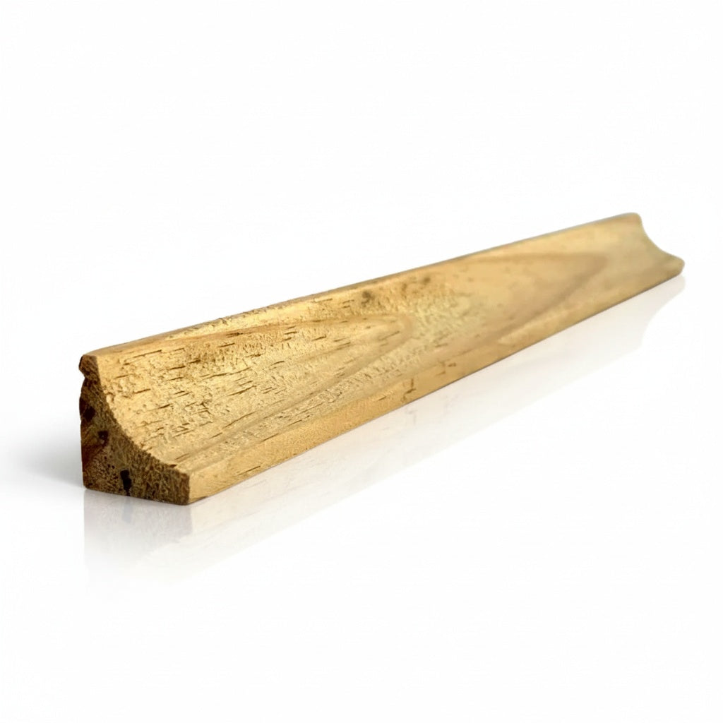 Meia Cana de Madeira Pinus | 1 X 2 C/ 2,50 de Comprimento