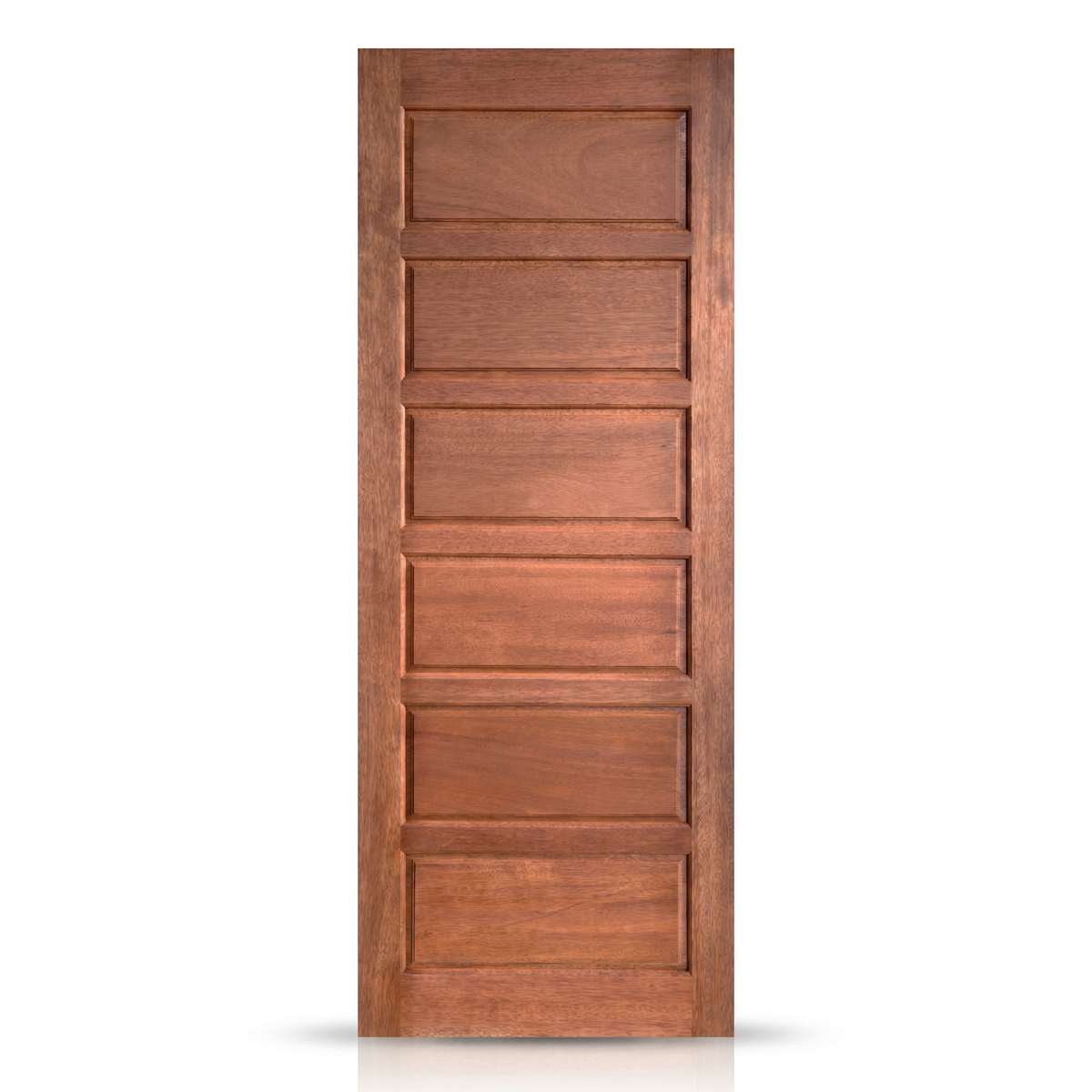 Porta externa de Cedro Alagoano com selador Ref. 52, vista principal do modelo.