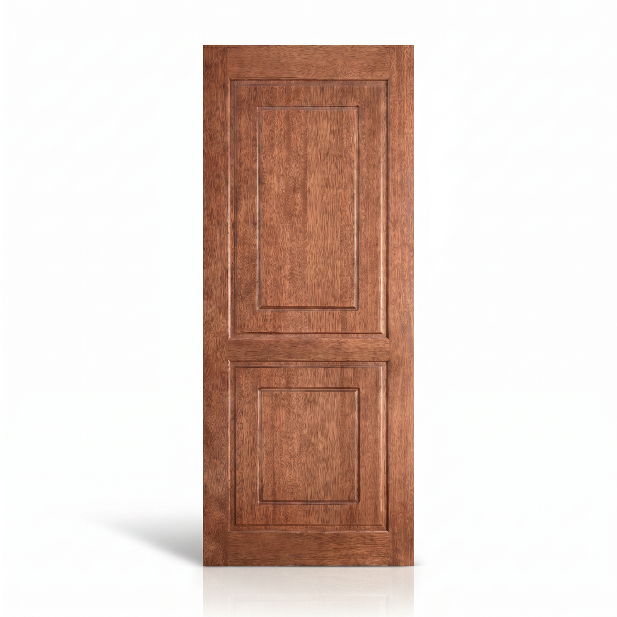 Porta externa de Cedro Alagoano com selador Ref. 68, vista principal do modelo.