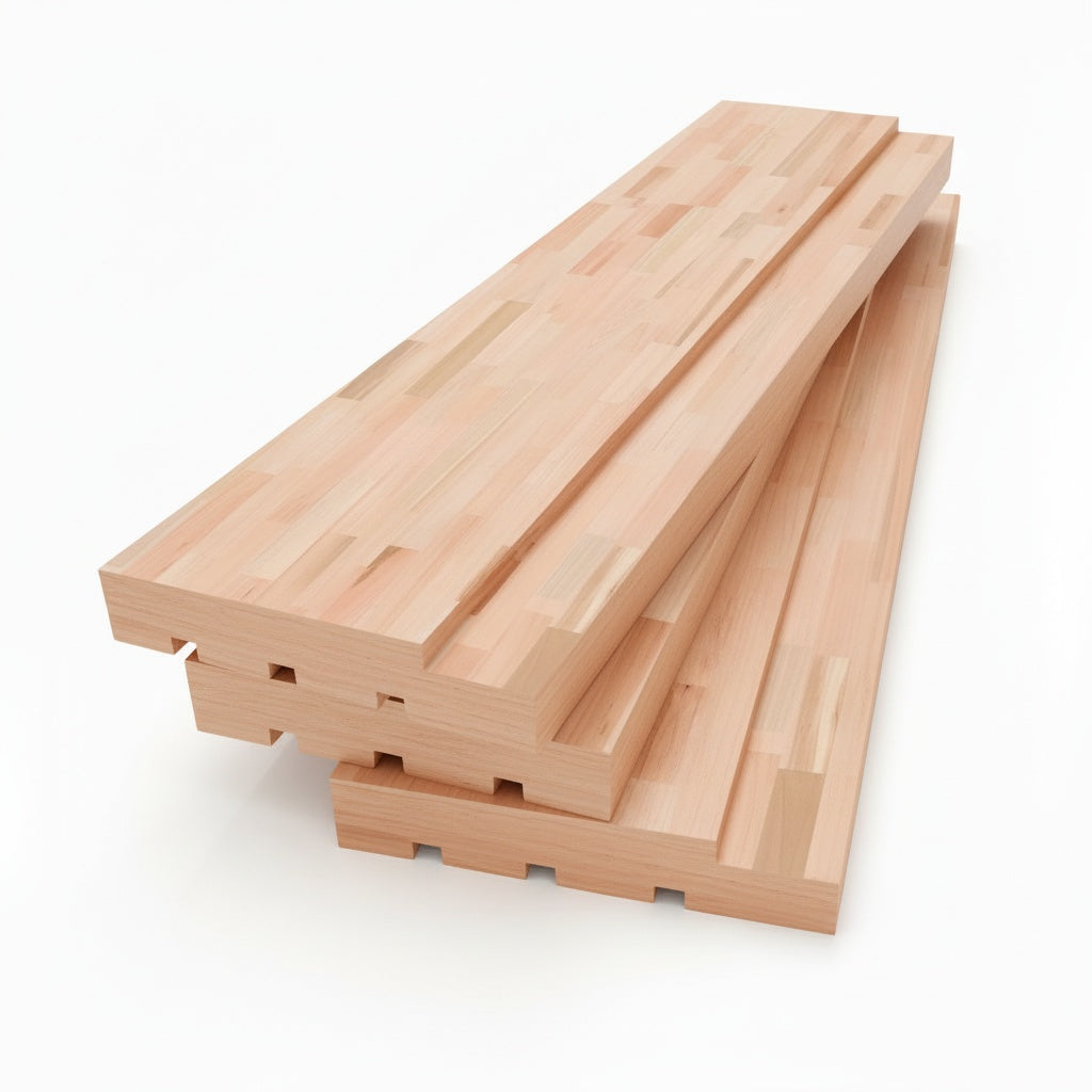 Caixilho (Guarnição) de Madeira Eucalipto Fingado | Sem Vistas