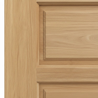 Porta Externa de Madeira Eucalipto Fingada | Ref 59 | Natural