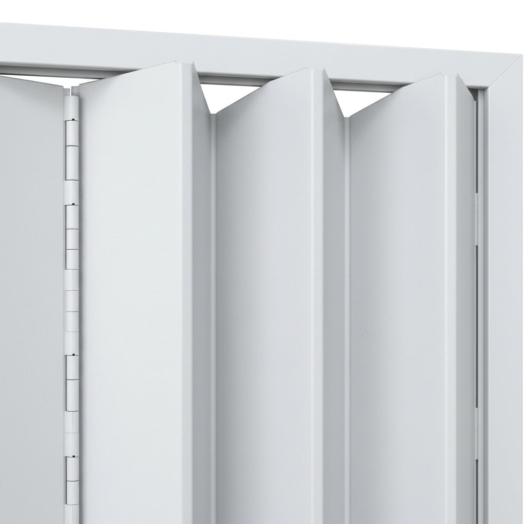 Porta Sanfonada de PVC | Branco Neve | Polifort