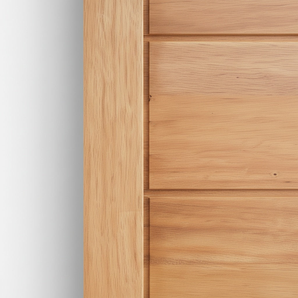 Porta Externa de Madeira Cedro Alagoano | Ref 32 | Natural