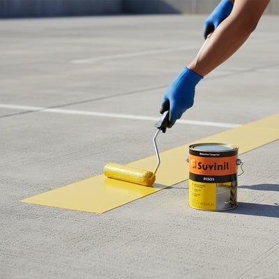 Tinta para Piso Amarela | Demarcação Estacionamento | 3,6L