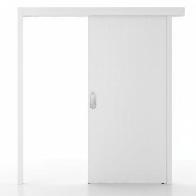 Kit de Correr para Porta | Randa Econômico Branco Diamond