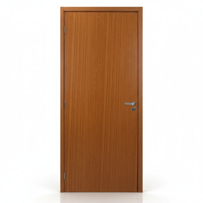 Kit Porta Pronta Interna de Madeira Mogno | Regulável 3 CM