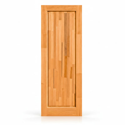 Porta Externa de Madeira Eucalipto Fingada | Ref 51 | Com Selador