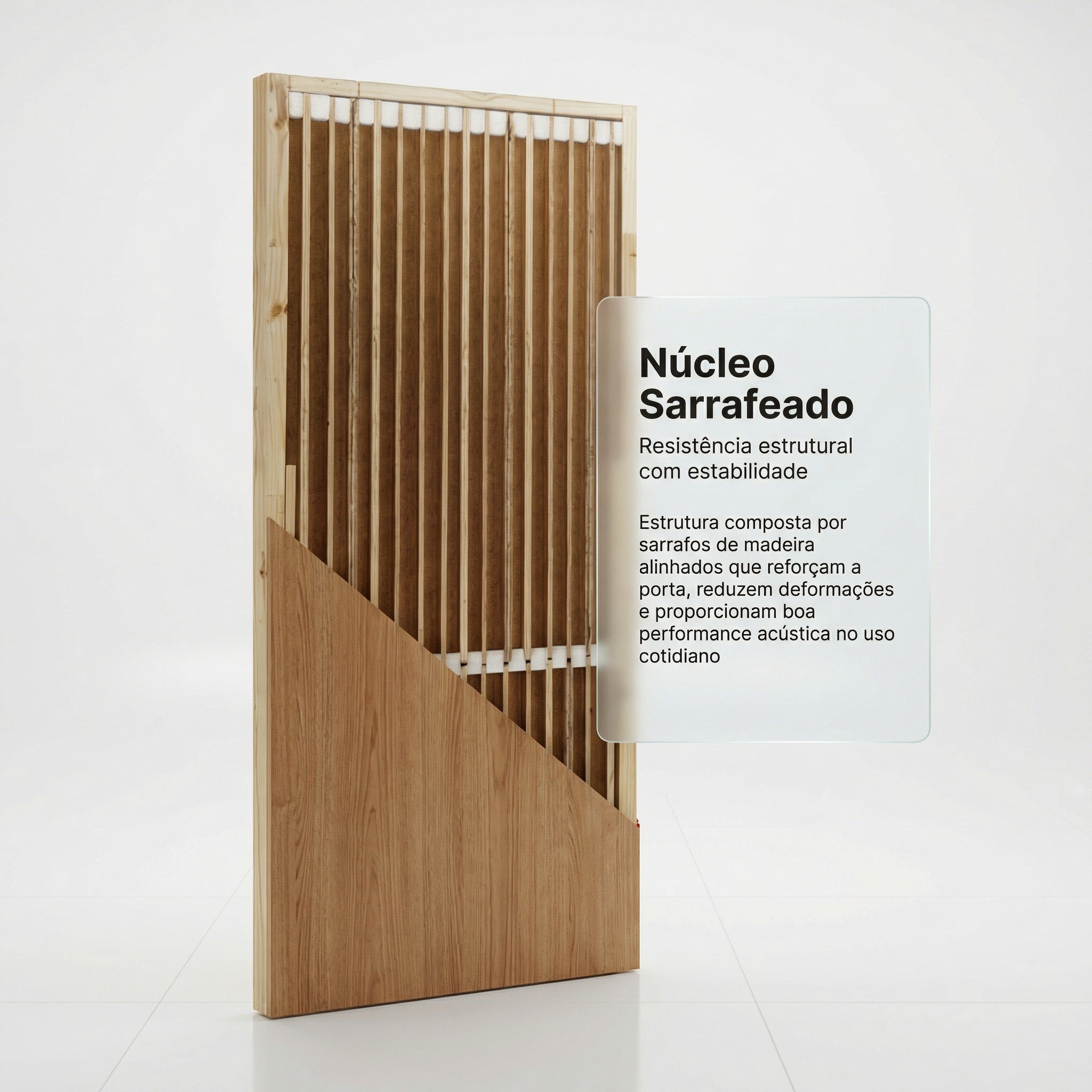 Porta Interna Lisa de Madeira Tauari