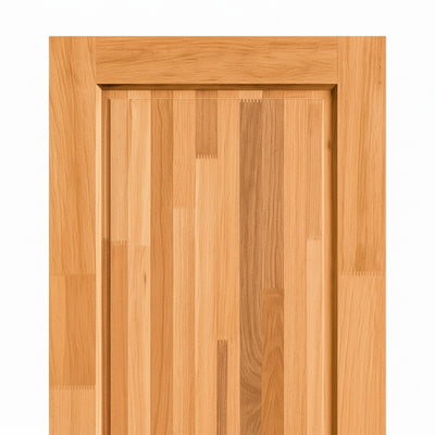 Porta Externa de Madeira Eucalipto Fingada | Ref 51 | Com Selador