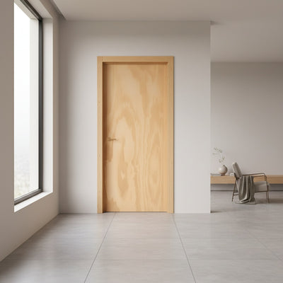 Porta Interna Lisa de Madeira Virola de Pinus