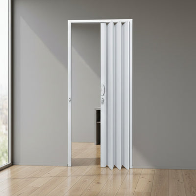 Porta Sanfonada de PVC | Branco Neve | Polifort