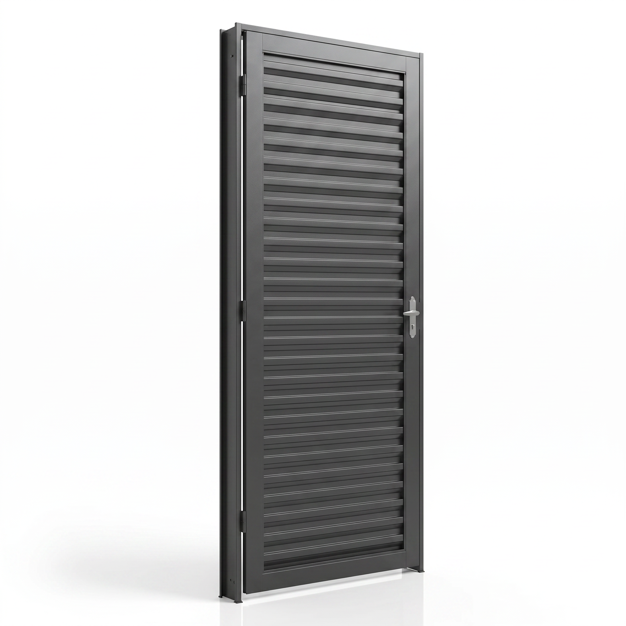 Porta com Caixilho de  aço Laminado Reforçado | 215 X 6,5 CM