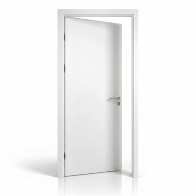 Kit Porta Pronta Interna Branca | Regulável 3 CM