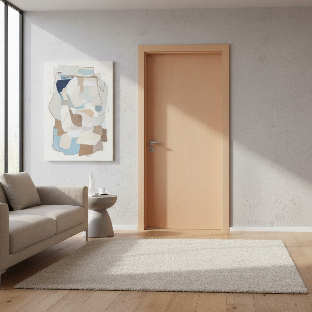 Porta Interna Lisa de Ipê Champanhe