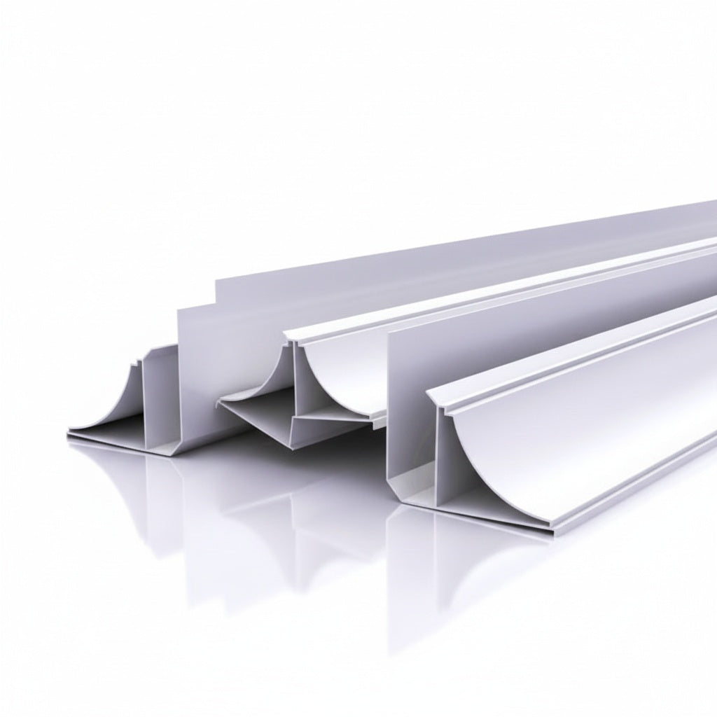 Meia Cana de PVC para Forro | Barra 6,00 M