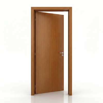 Kit Porta Pronta Interna em Mogno | Regulável 3 CM