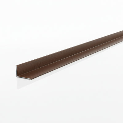 Perfil L de PVC para Acabamento | 20x20mm | Barra 3m