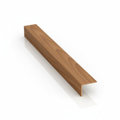 Perfil L de PVC para Acabamento | 20x20mm | Barra 3m