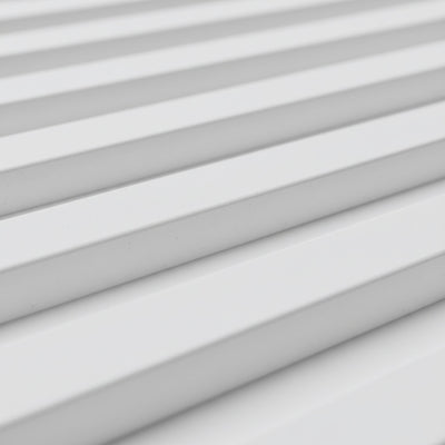 Perfil Ripado de PVC Decorativo para Parede | 20cm x 3m