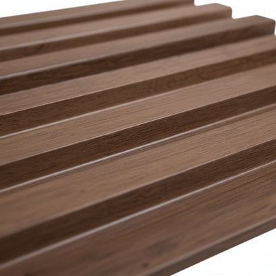 Perfil Ripado de PVC Decorativo para Parede | 20cm x 3m