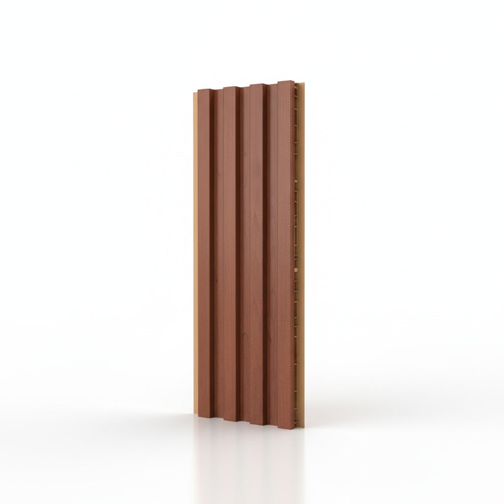 Perfil Ripado de PVC Decorativo para Parede | 20cm x 3m