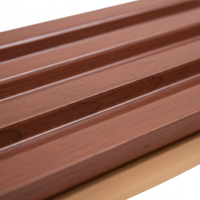 Perfil Ripado de PVC Decorativo para Parede | 20cm x 3m