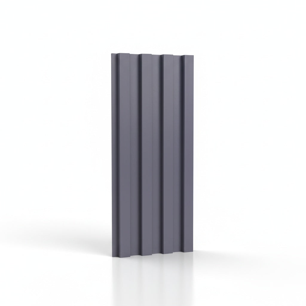 Perfil Ripado de PVC Decorativo para Parede | 20cm x 3m