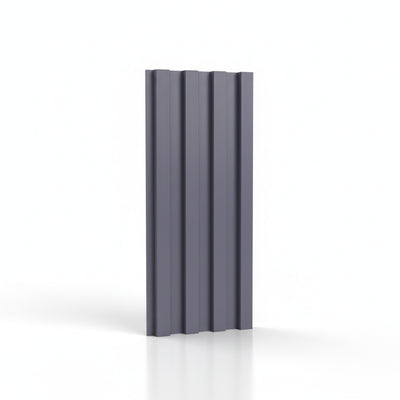 Perfil Ripado de PVC Decorativo para Parede | 20cm x 3m