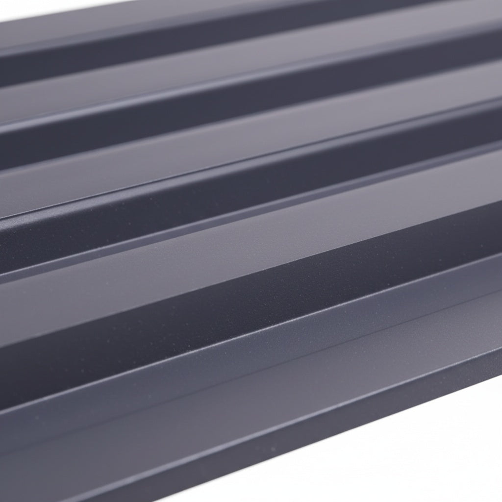 Perfil Ripado de PVC Decorativo para Parede | 20cm x 3m